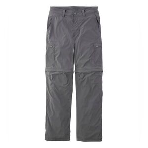 LL Bean Men's Water-Resistant Cresta Hiking Zip-Off Pants Gray Sz 33x29 Outdoor